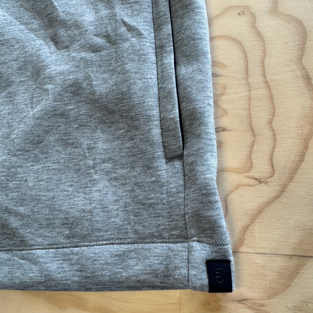 Away Travel Men's 3XL Heather Grey Crewneck Sweatshirt Zipper Pocket Athleisure - Picture 7 of 11